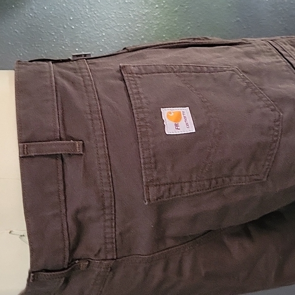 Carhartt FR Dark Brown NWT Loose Fit Midweight Canvas Pants Size 40 X 26 - Picture 9 of 13